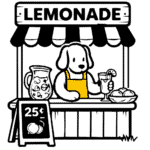 Simple yellow coffee cup icon representing Sunny Cups Coffee brand.