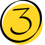 Sunny Cups Coffee logo with a yellow background and black text.