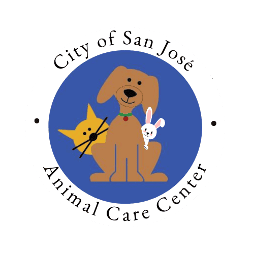 Logo featuring a dog, a cat, and a rabbit inside a circular badge.